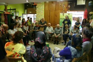 La Tenda de Tot el Món acoge un encuentro con mujeres productoras de Comercio Justo palestinas y libanesas